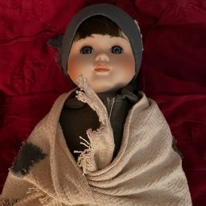 Doll “little match girl” new